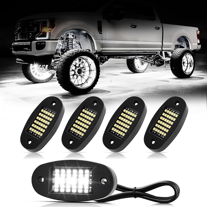 36 LED Chip Pure White Rock Lights