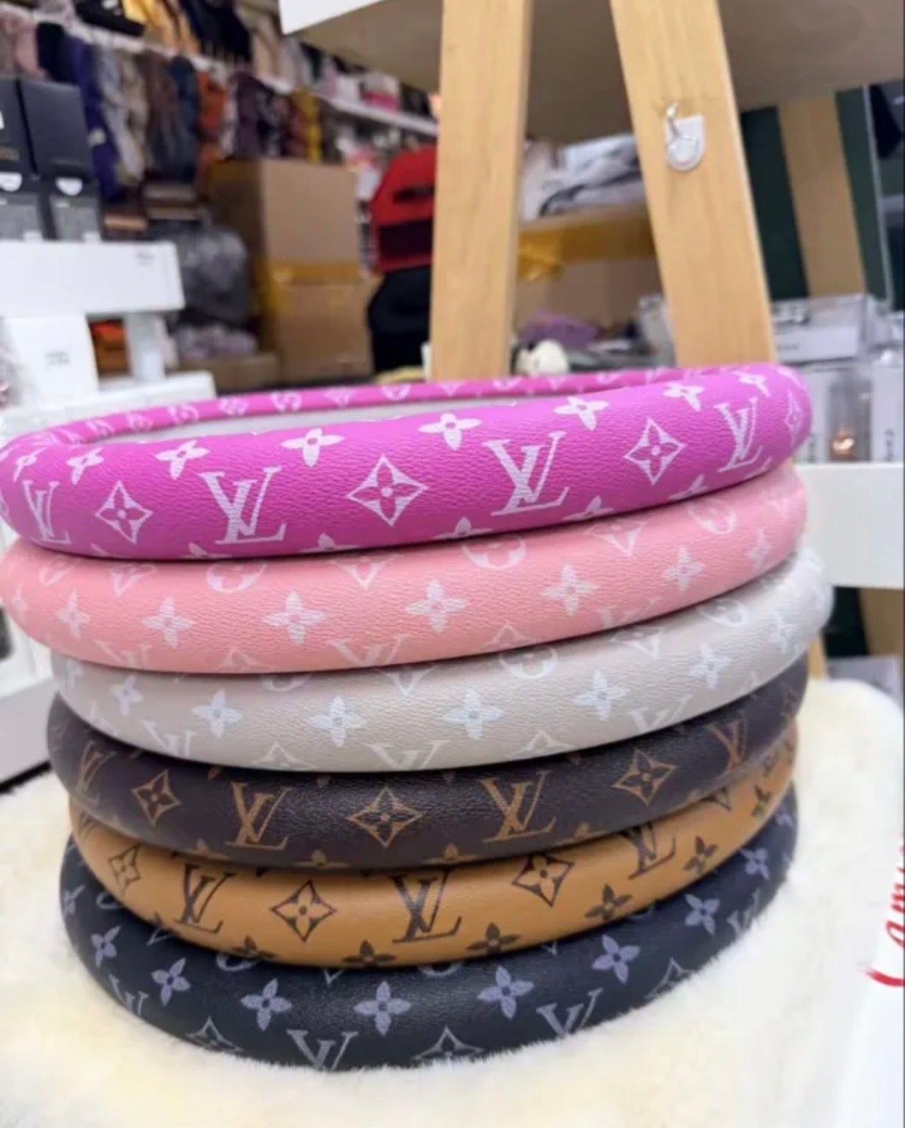 LV Steering Wheel Cover