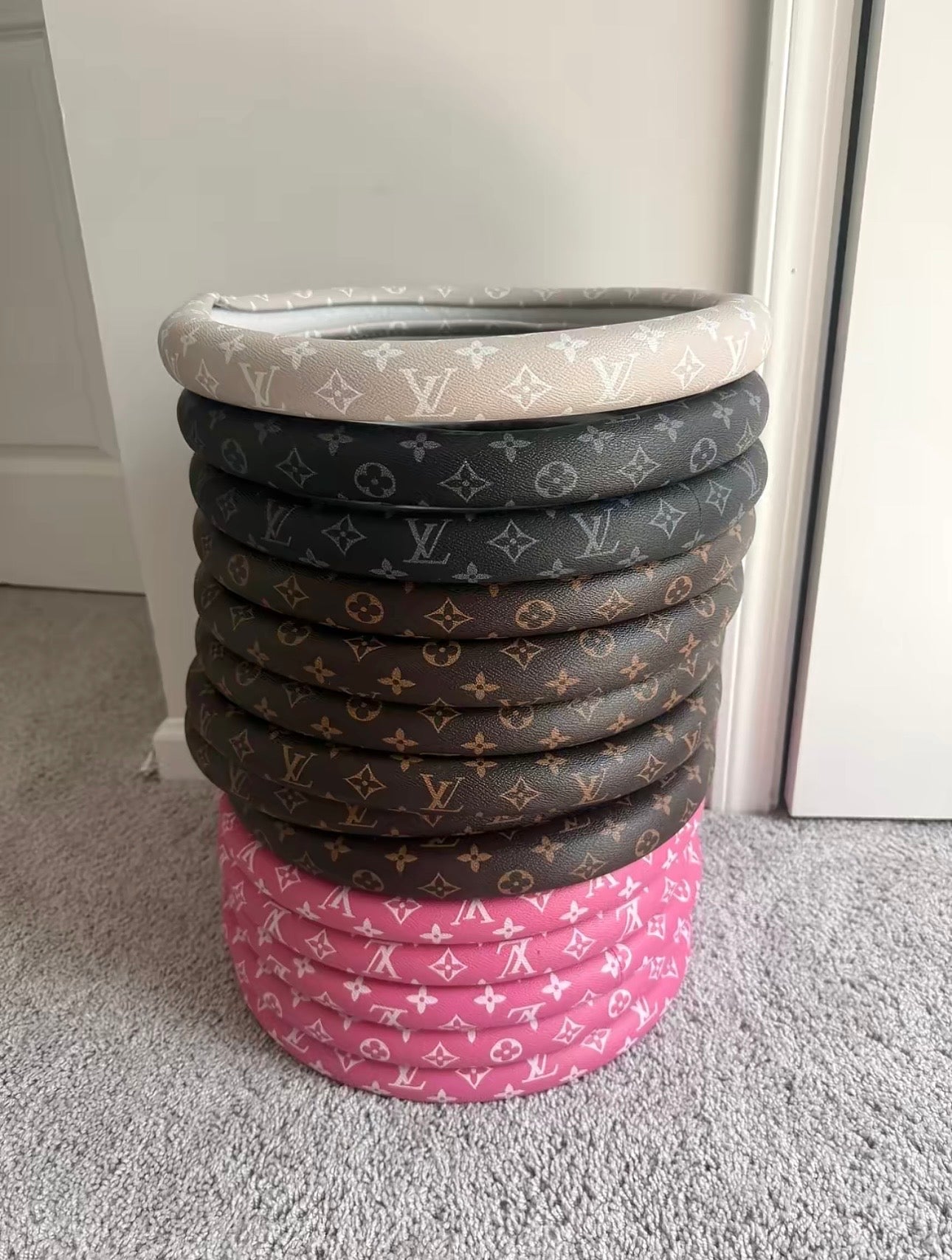 LV Steering Wheel Cover