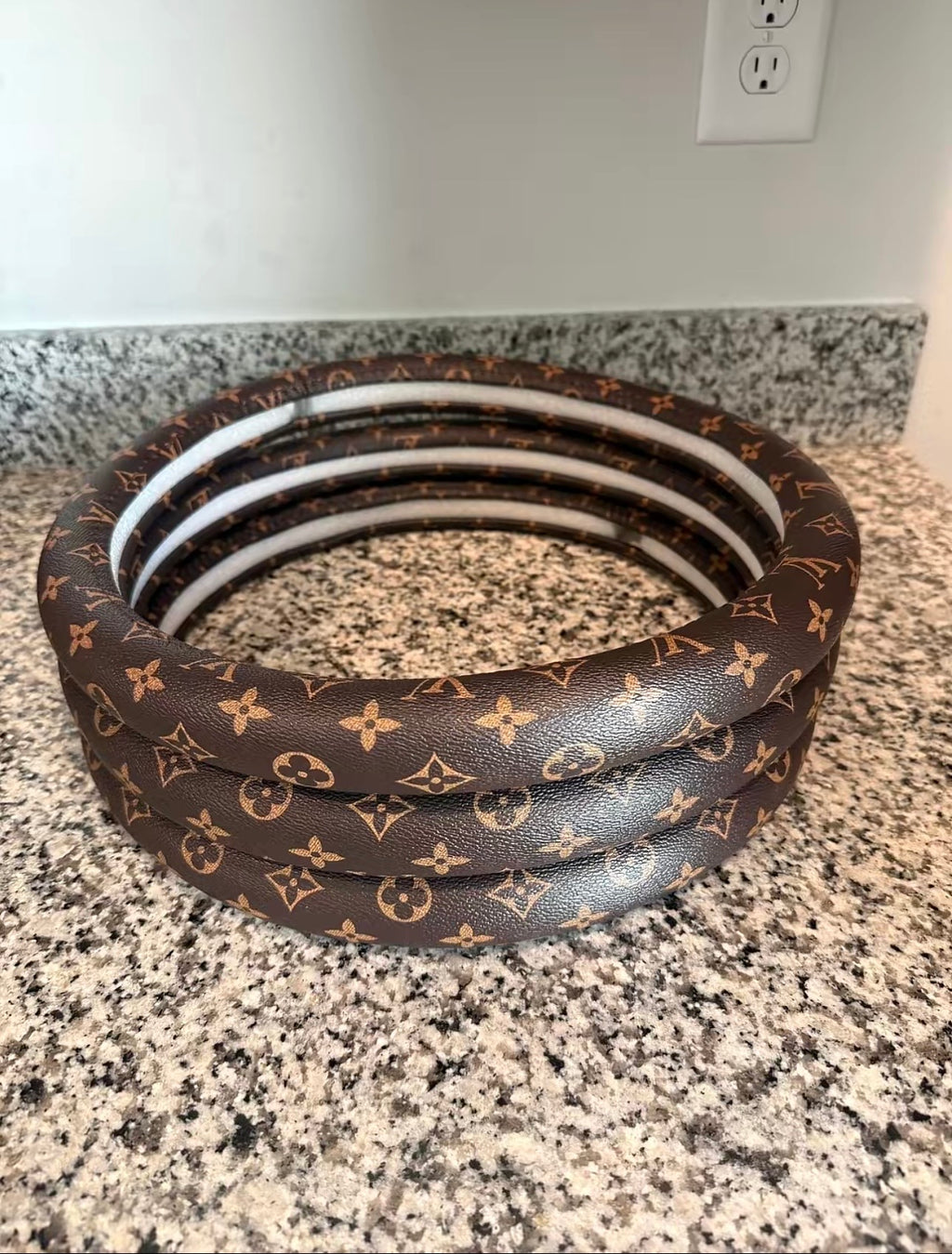 LV Steering Wheel Cover