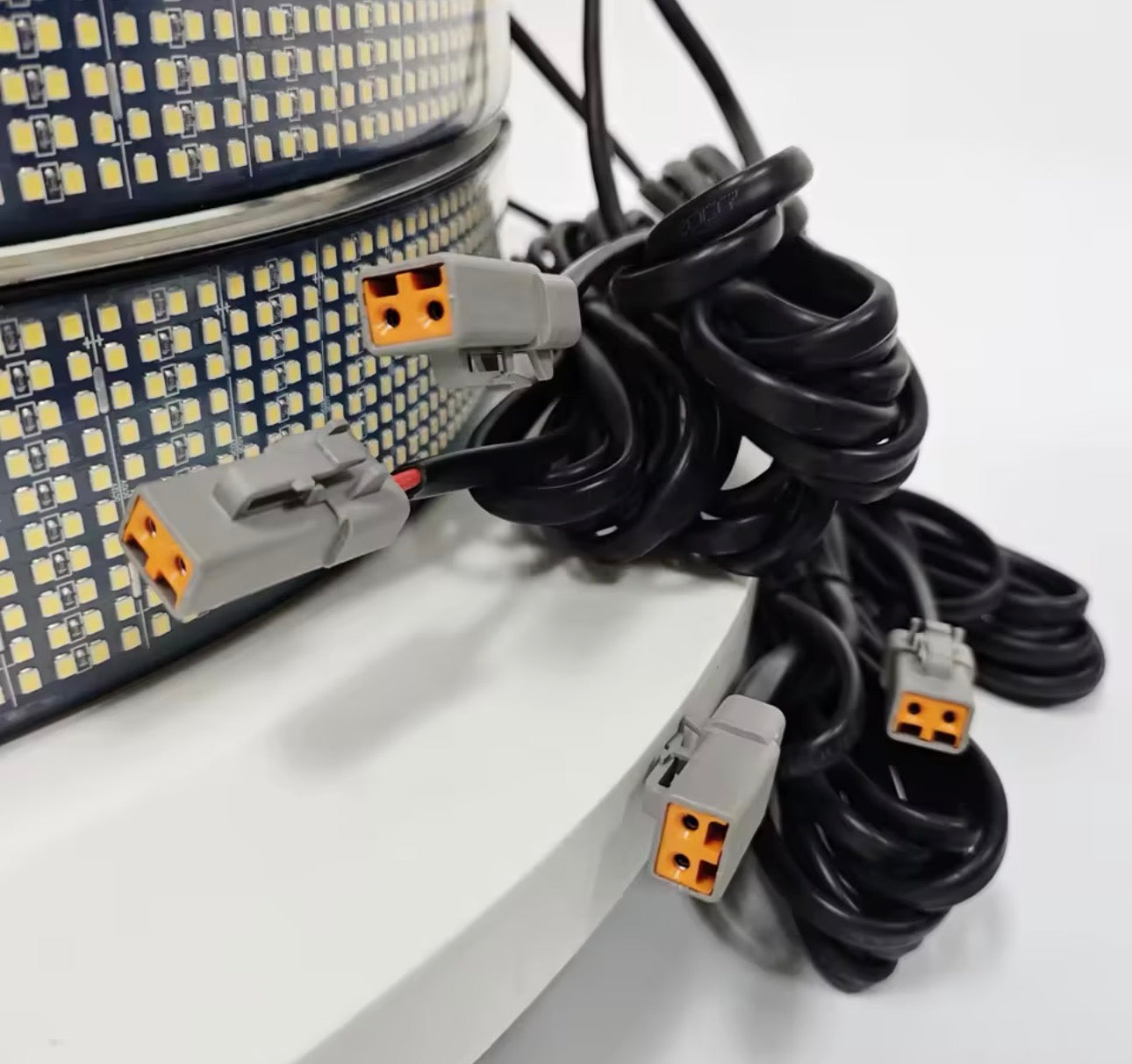 20 Row Pure White Wheel Lights