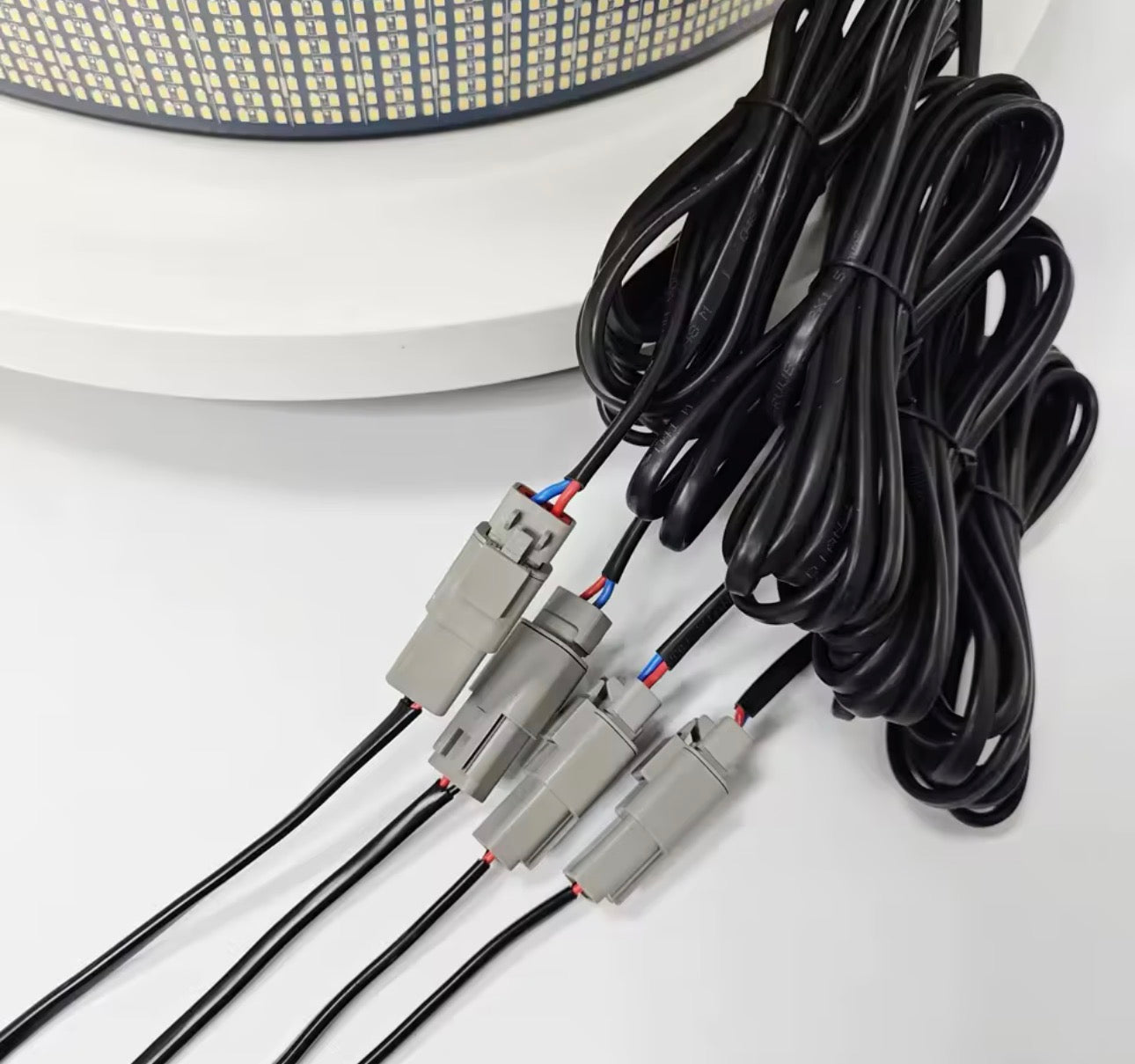 20 Row Pure White Wheel Lights
