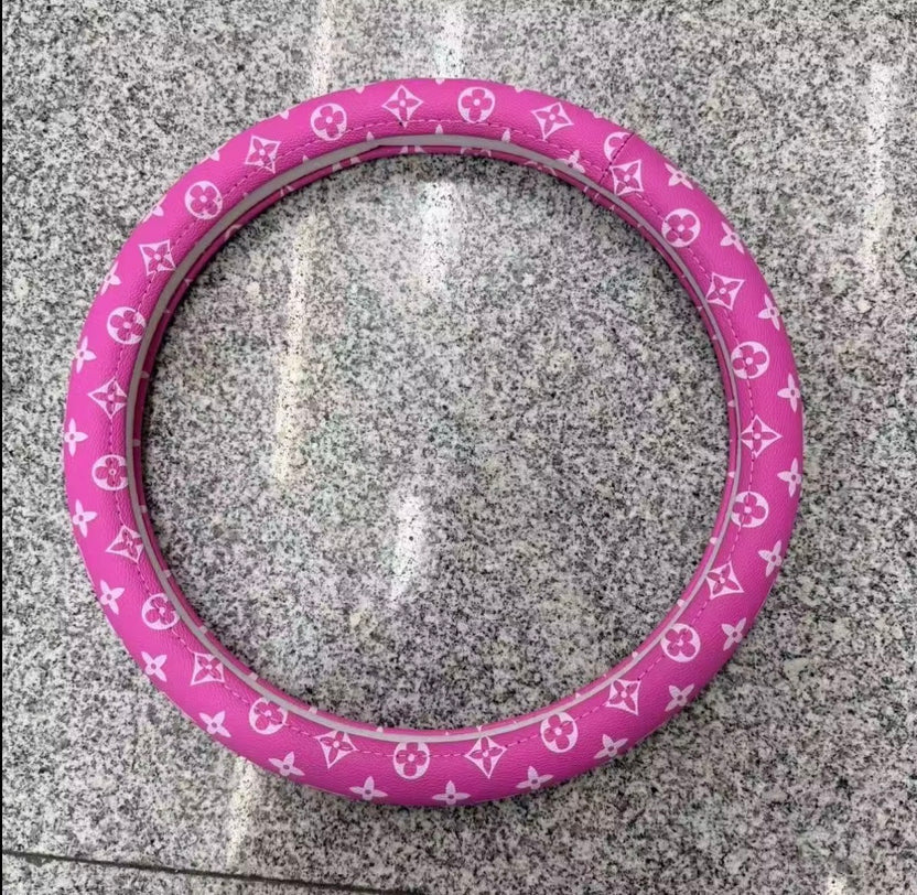 LV Steering Wheel Cover