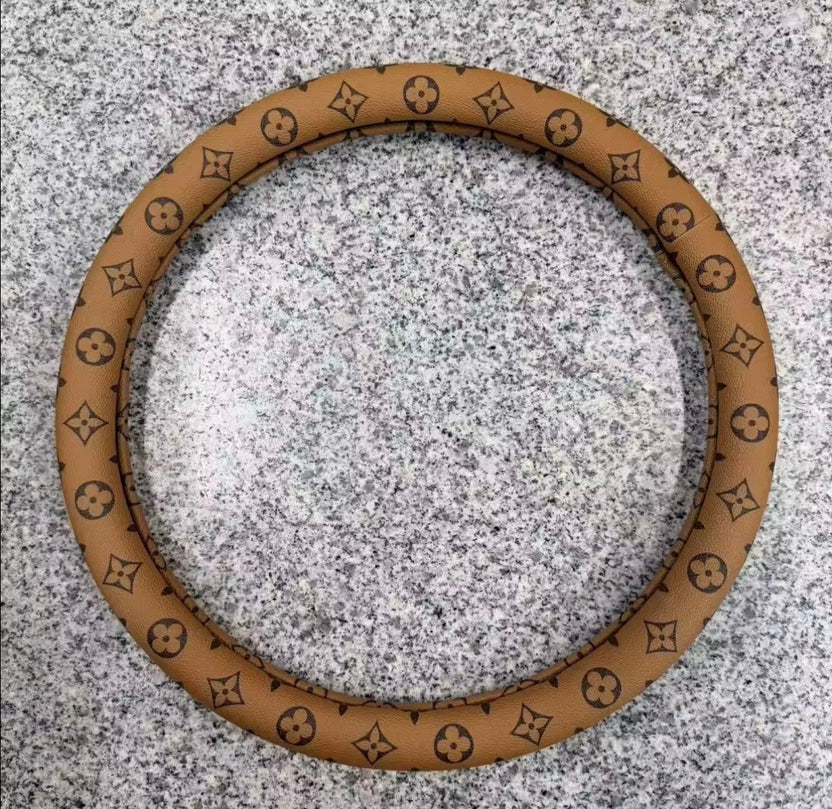 LV Steering Wheel Cover